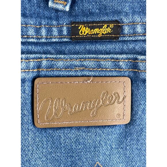 Vintage Wrangler Jeans Mens 36x30 Blue 13MWZ Denim Cowboy Boot Cut Fit Stonewash - Picture 7 of 8